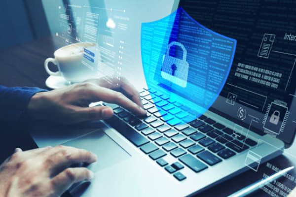 Security & Risk Management Cyber security and Protection personal identity concepts.digital network privacy.business management with blockchain